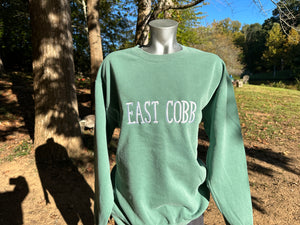 Sweatshirt East Cobb Embroidered Comfort Colors Adult Crewneck
