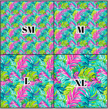 Load image into Gallery viewer, Printed Vinyl &amp; HTV Preppy Fronds G Pattern 12 x 12 inch sheet