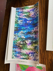 CLEARANCE HALF SHEET Glitter HTV Printed Patterns