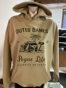 Hoodie or T Shirt My Vinyl Cut brand Pogue Life Outer Banks Surfer Shirt or Hoodie