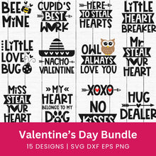Load image into Gallery viewer, Valentine's Day SVG Bundle
