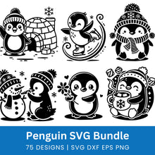 Load image into Gallery viewer, Penguin SVG Bundle