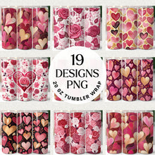 Load image into Gallery viewer, Valentine Tumbler Wrap Bundle Digital Download