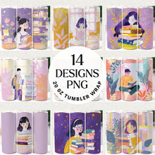 Load image into Gallery viewer, Book Lovers 20 oz Tumbler Bundle Digital Download
