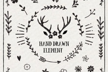 Load image into Gallery viewer, Hand Drawn Elements Illustration SVG Bundle