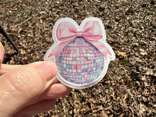 Load image into Gallery viewer, Sticker | 85J | Coquette Disco Ball | Waterproof Vinyl Sticker | Permanent