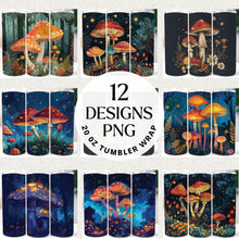 Load image into Gallery viewer, Mushroom 20 oz Tumbler Bundle Digital Download