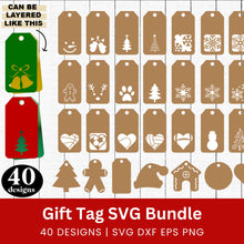 Load image into Gallery viewer, Gift Tags SVG Bundle