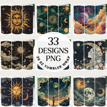 Load image into Gallery viewer, Celestial 20 oz Tumbler Bundle Digital Download
