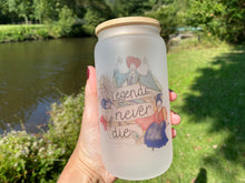 Load image into Gallery viewer, Drinkware 16 oz Frosted Glass Soda Can Shaped Drinking Glass with Chucky Charms Design