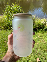 Load image into Gallery viewer, Drinkware 16 oz Frosted Glass Soda Can Shaped Drinking Glass with Chucky Charms Design