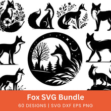 Load image into Gallery viewer, Fox SVG Bundle