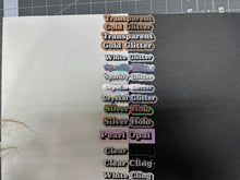 Load image into Gallery viewer, Sticker | 79N | Girl with Brown Skin | Waterproof Vinyl Sticker | White | Clear | Permanent | Removable | Window Cling | Glitter | Holographic