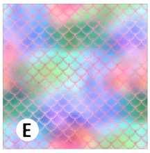 Load image into Gallery viewer, Printed HTV SPARKLING MERMAID SCALES Patterned Heat Transfer Vinyl 12 x 12 inch Sheet