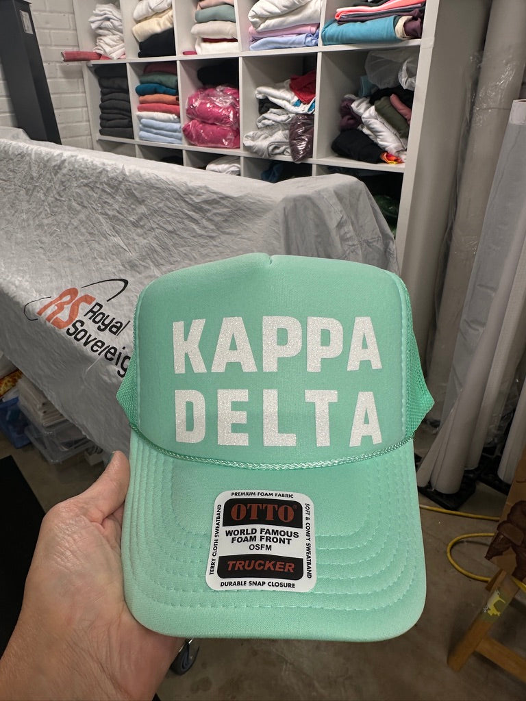 Kappa Delta Sorority Foam Front Mesh Back Trucker Hat