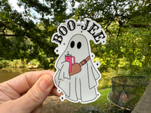 Load image into Gallery viewer, Sticker | 74N | Boo-Jee Ghost | Waterproof Vinyl Sticker | White | Clear | Permanent | Removable | Window Cling | Glitter | Holographic