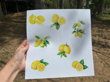 Load image into Gallery viewer, Sticker Sheet | Lemons | Full 12 x 12 inch Sheet