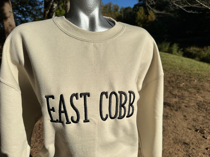Sweatshirt East Cobb Embroidered Gildan Adult Crewneck