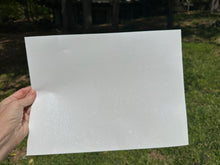 Load image into Gallery viewer, White Vinyl with Silver Glitter Permanent Adhesive Vinyl 12 x 12 inch sheet
