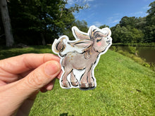 Load image into Gallery viewer, Sticker | 42H | Donkey | Waterproof Vinyl Sticker | White | Clear | Permanent | Removable | Window Cling | Glitter | Holographic