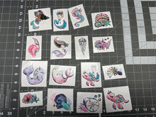 Load image into Gallery viewer, Sticker Pack Mermaids Assorted Stickers for Water Bottle, iPhone, MacBook, Phone, Phone Case, Laptop, Journal, Skateboard, Bike, Snowboard