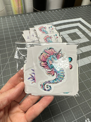 Sticker Pack Mermaids Assorted Stickers for Water Bottle, iPhone, MacBook, Phone, Phone Case, Laptop, Journal, Skateboard, Bike, Snowboard