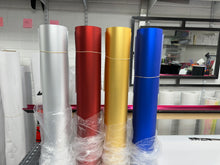 Load image into Gallery viewer, 3D Metallic Red, Blue, Silver, Gold Puff Heat Transfer Vinyl HTV 12 x 19 inch sheets