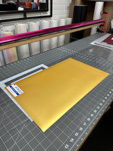 Load image into Gallery viewer, 3D Metallic Red, Blue, Silver, Gold Puff Heat Transfer Vinyl HTV 12 x 19 inch sheets