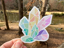 Load image into Gallery viewer, Sticker | 27A | Pastel Crystal | Waterproof Vinyl Sticker | White | Clear | Permanent | Removable | Window Cling | Glitter | Holographic