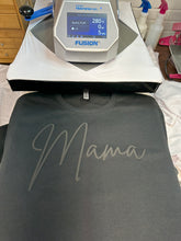 Load image into Gallery viewer, Sweatshirt Mama Puff HTV Next Level or Bella Canvas Adult Crewneck