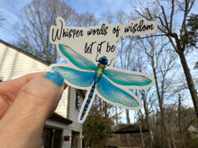Load image into Gallery viewer, Sticker | 36C | Whisper Words of Wisdom | Waterproof Vinyl Sticker | White | Clear | Permanent | Removable | Window Cling | Glitter | Holographic