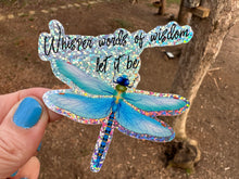 Load image into Gallery viewer, Sticker | 36C | Whisper Words of Wisdom | Waterproof Vinyl Sticker | White | Clear | Permanent | Removable | Window Cling | Glitter | Holographic