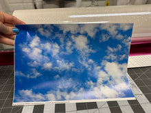 Load image into Gallery viewer, Printed Vinyl &amp; HTV CLOUDS Patterns 12 x 8 inch sheet