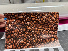 Load image into Gallery viewer, Printed Vinyl &amp; HTV COFFEE BEANS SS3 Patterns 12 x 8 inch sheet