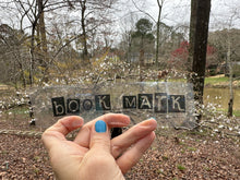 Load image into Gallery viewer, Clear Bookmark with Holographic Stars