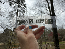 Load image into Gallery viewer, Clear Bookmark with Holographic Stars