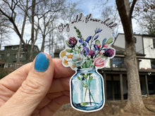Load image into Gallery viewer, Sticker 37A Stay Wild, Flower Child CLEARANCE