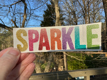 Load image into Gallery viewer, Sticker | 59B | Decal Sticker | SPARKLE Tinsel Letters | Waterproof Vinyl Sticker | Permanent