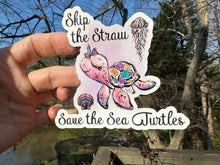 Load image into Gallery viewer, Sticker | 59B | Save the Sea Turtles | Waterproof Vinyl Sticker | Permanent