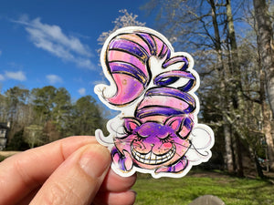 Sticker 21E Alice in Wonderland Cheshire Cat