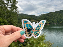 Load image into Gallery viewer, Window Stickers | Butterfly Stickers | 3 inch stickers | 12 x 12 sheet permanent adhesive | Static Clings
