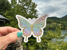 Load image into Gallery viewer, Window Stickers | Butterfly Stickers | 3 inch stickers | 12 x 12 sheet permanent adhesive | Static Clings