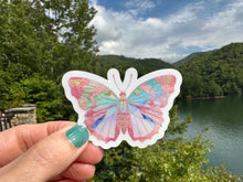 Load image into Gallery viewer, Window Stickers | Butterfly Stickers | 3 inch stickers | 12 x 12 sheet permanent adhesive | Static Clings