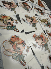 Load image into Gallery viewer, Sticker Pack Fall Fairies Assorted Stickers for Water Bottle, iPhone, MacBook, Phone, Phone Case, Laptop, Journal, Skateboard, Bike, Snowboard
