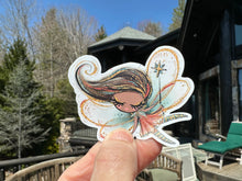 Load image into Gallery viewer, Sticker | 11J | Fall Fairy | Waterproof Vinyl Sticker | White | Clear | Permanent | Removable | Window Cling | Glitter | Holographic