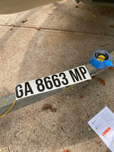 Load image into Gallery viewer, Boat Registration Numbers and Letters 3 inch tall Vinyl Decals Set of 2