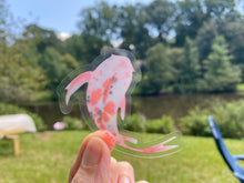 Load image into Gallery viewer, Sticker | Assorted Koi Fish | Waterproof Vinyl Sticker | White | Clear | Permanent | Removable | Window Cling | Glitter | Holographic