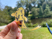 Load image into Gallery viewer, Sticker | Assorted Koi Fish | Waterproof Vinyl Sticker | White | Clear | Permanent | Removable | Window Cling | Glitter | Holographic