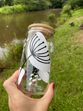 Load image into Gallery viewer, Drinkware 16 oz Clear Glass Soda Can Shaped Drinking Glass with Vinyl Designs