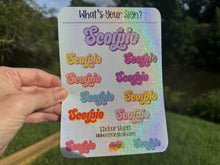 Load image into Gallery viewer, Sticker Sheet | Zodiac Names | Set of little planner stickers 5 X 7